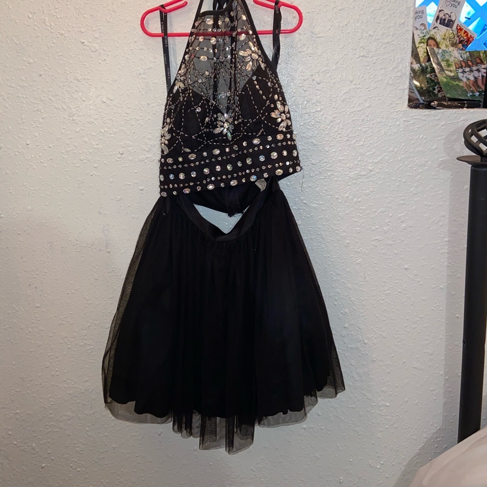 2 piece formal dress
